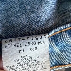 Levi's Jeans Womens 9 Long Blue 512 Slim Fit Tapered Leg High Rise Vintage USA